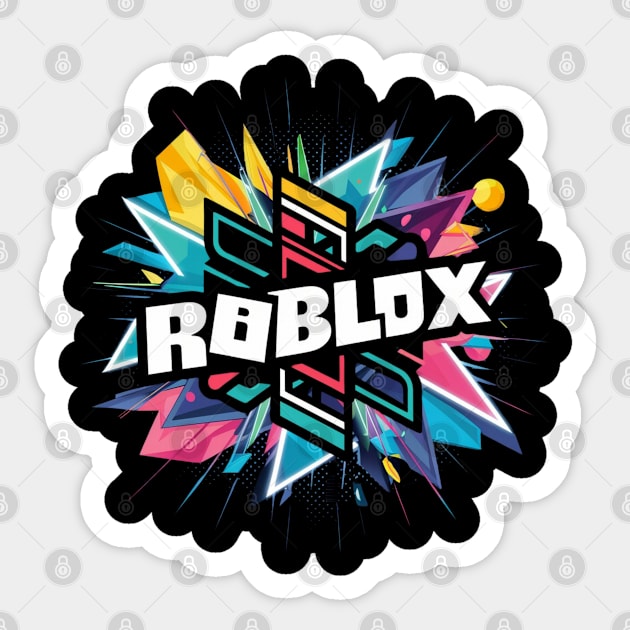 Roblox Kids Vibrant Sticker by Signum